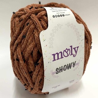 Moly Showy Örgü İpi ( 100 Gram ) Tarçın - 1