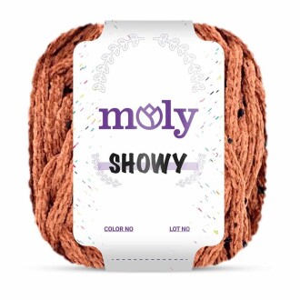 Moly Showy Örgü İpi ( 100 Gram ) Tarçın - 3