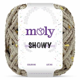 Moly Showy Örgü İpi ( 100 Gram ) Taş Rengi - 3