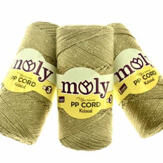 Moly Simli Polyester Makrome NO3 ( 200 Gram ) Bej - 2