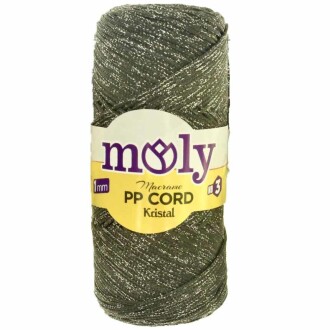 Moly Simli Polyester Makrome NO3 ( 200 Gram ) Füme - 1