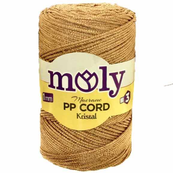 Moly Simli Polyester Makrome NO3 ( 200 Gram ) Hardal - 1