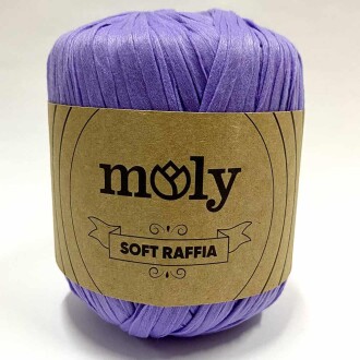 Moly Soft Rafya İpi ( 50 Gram ) Lila - 1