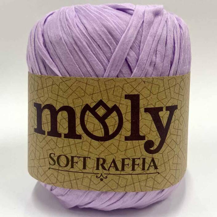 Moly Soft Rafya İpi ( 50 Gram ) Lila - 1