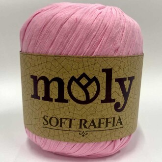 Moly Soft Rafya İpi ( 50 Gram ) Pembe - 1