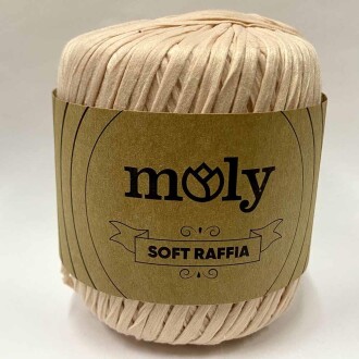 Moly Soft Rafya İpi ( 50 Gram ) Pudra - 1