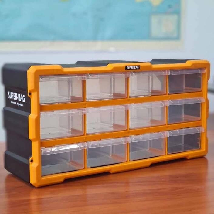 Monoblock Organizer Set 12 Çekmeceli Hobi Kutusu Yatay - 1