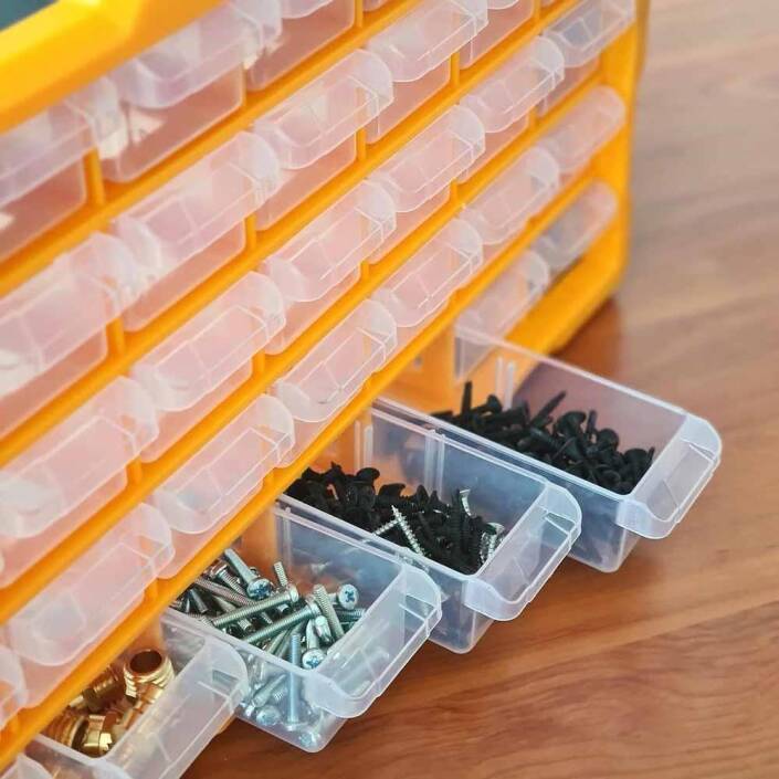 Monoblock Organizer Seti 18 Çekmeceli Hobi Kutusu - 2