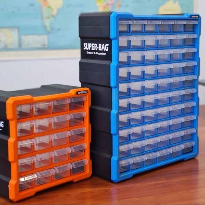 Monoblock Organizer Seti 60 Çekmeceli Hobi Kutusu - 2