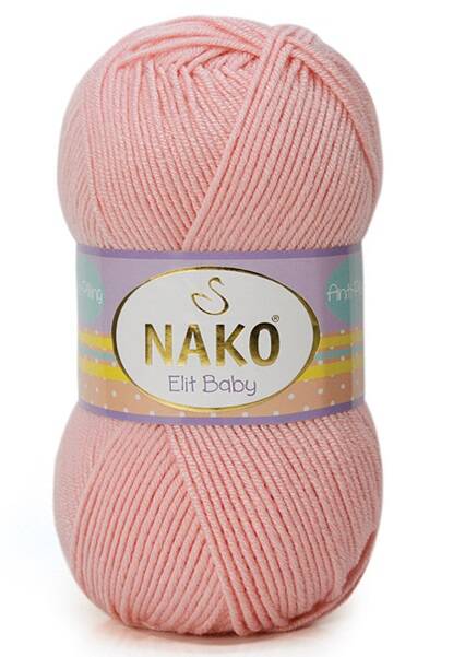 Nako Elit Baby Örgü Bebe İpi 6165 Pudra - 1