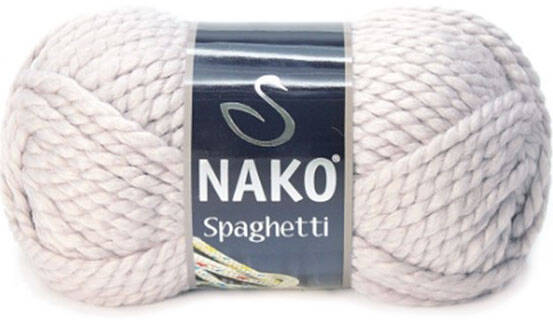 Nako Spaghetti Örgü İpi 3079 Pembeli Gri - 1