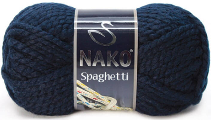 Nako Spaghetti Örgü İpi 3088 Lacivert - 1