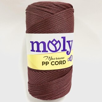 NO:4 Polyester Makrome İpi Bordo ( 200 Gr ) - 1