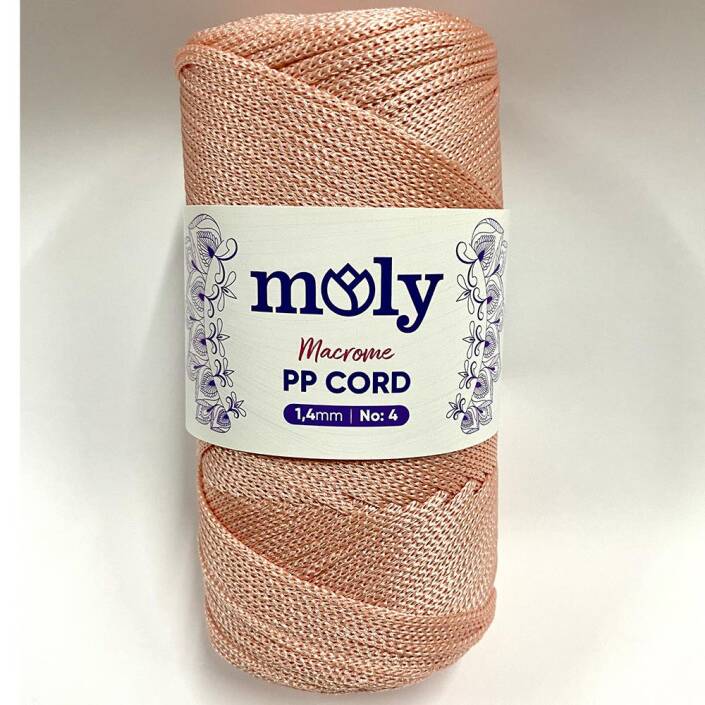 NO:4 Polyester Makrome İpi Pudra ( 200 Gr ) - 1