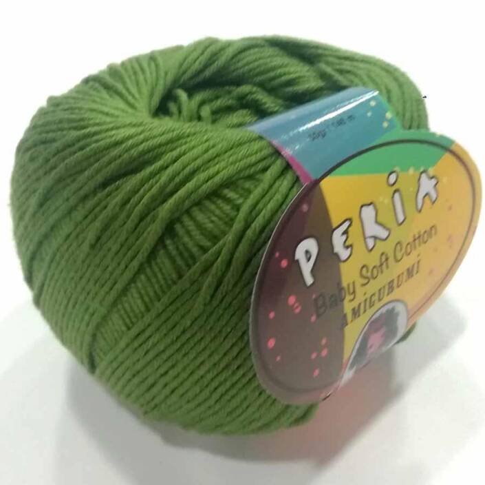 Peria Baby Cotton Amigurumi Örgü İpi 106 Yeşil - 1