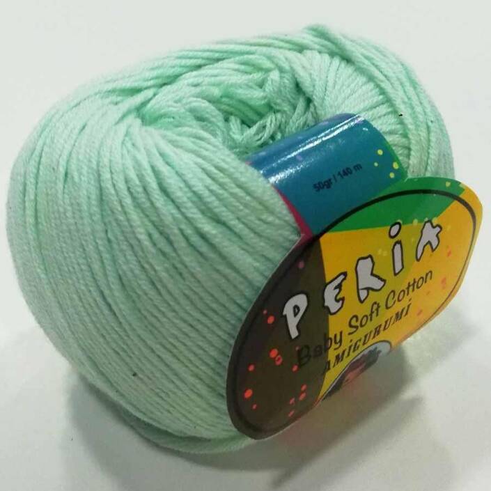 Peria Baby Cotton Amigurumi Örgü İpi 110 Su Yeşili - 1