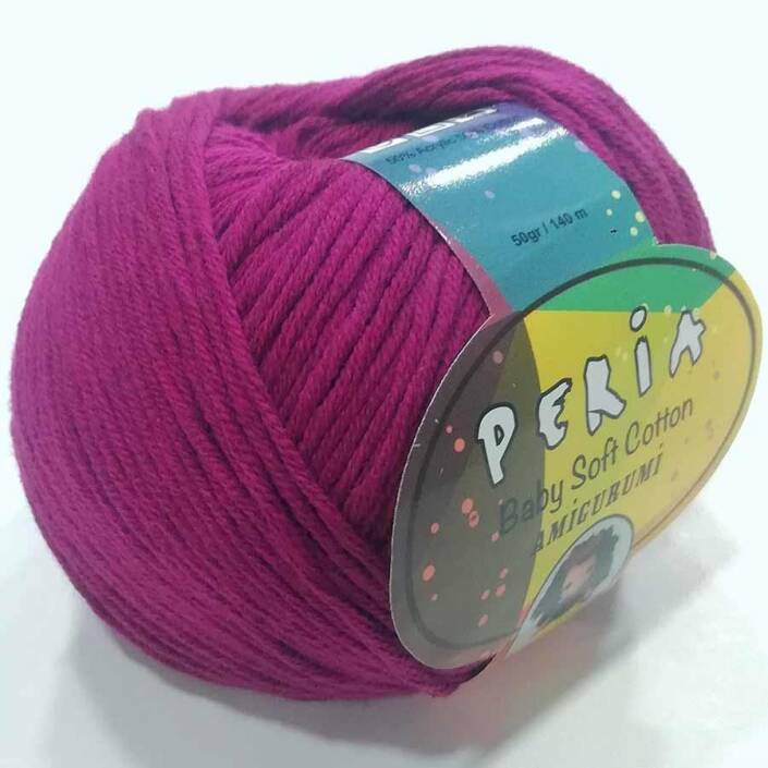 Peria Baby Cotton Amigurumi Örgü İpi 112 Mürdüm - 1