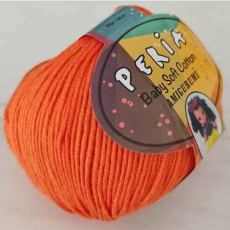 Peria Baby Cotton Amigurumi Örgü İpi 12 Turuncu - 1