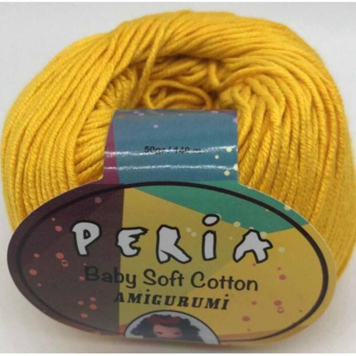 Peria Baby Cotton Amigurumi Örgü İpi 21 Hardal - 1