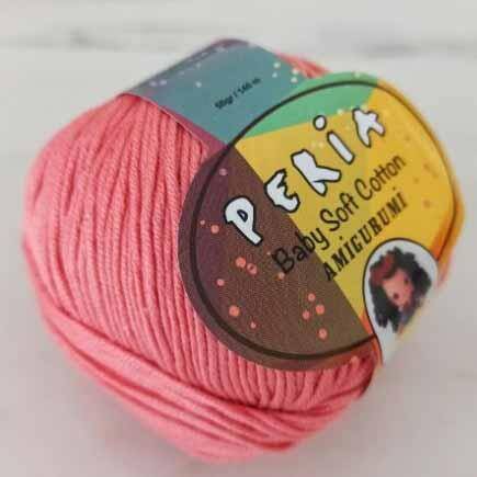 Peria Baby Cotton Amigurumi Örgü İpi 34 Pudra Pembe - 1