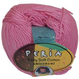 Peria Baby Cotton Amigurumi Örgü İpi 38 Pembe - 1