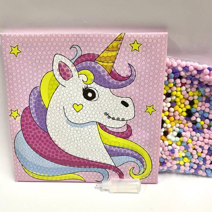 Ponpon Yapıştırma Seti Unicorn - 1