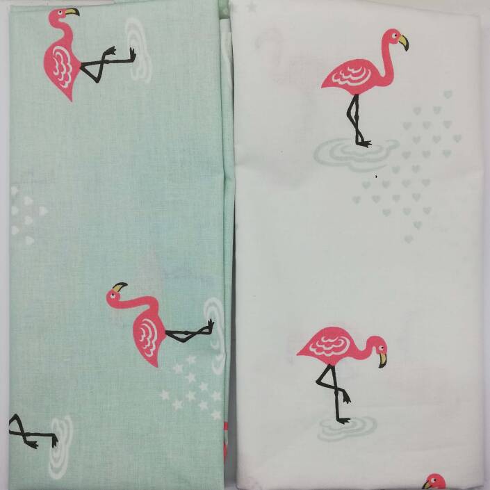 Poplin Kumaş Flamingo ( 50x120 ) - 1