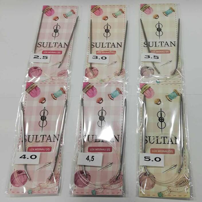 Sultan Plastik Titanyum Misinalı Şiş 80 Cm - 2