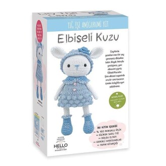 Tuva Amigurumi Kiti Elbiseli Kuzu - 1