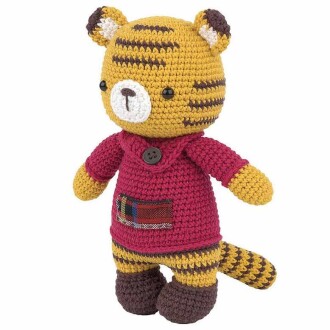 Tuva Amigurumi Kiti Merkalı Kaplan - 4