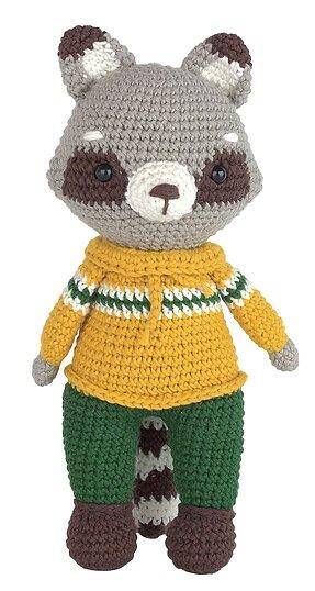 Tuva Amigurumi Kiti Sporcu Rakun - 2