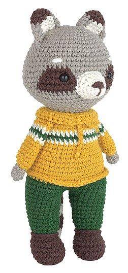 Tuva Amigurumi Kiti Sporcu Rakun - 3