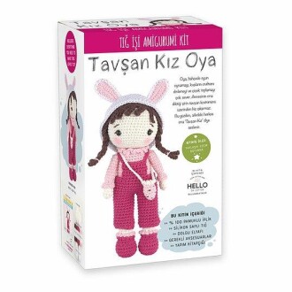 Tuva Amigurumi Kiti Tavşan Kız Oya - 1