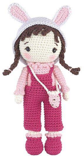 Tuva Amigurumi Kiti Tavşan Kız Oya - 3