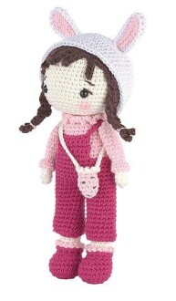 Tuva Amigurumi Kiti Tavşan Kız Oya - 4