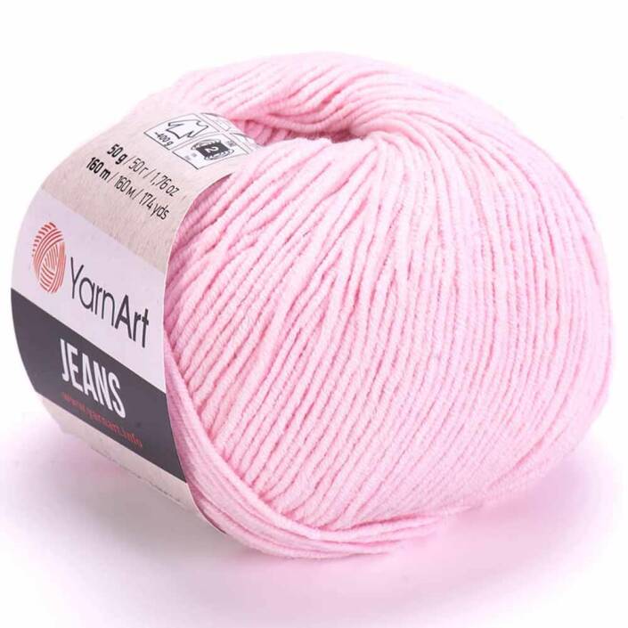 Yarnart Jeans Örgü İpi 74 Toz Pembe - 1