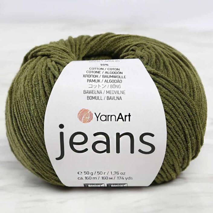 Yarnart Jeans Örgü İpi 82 Koyu Yeşil - 1