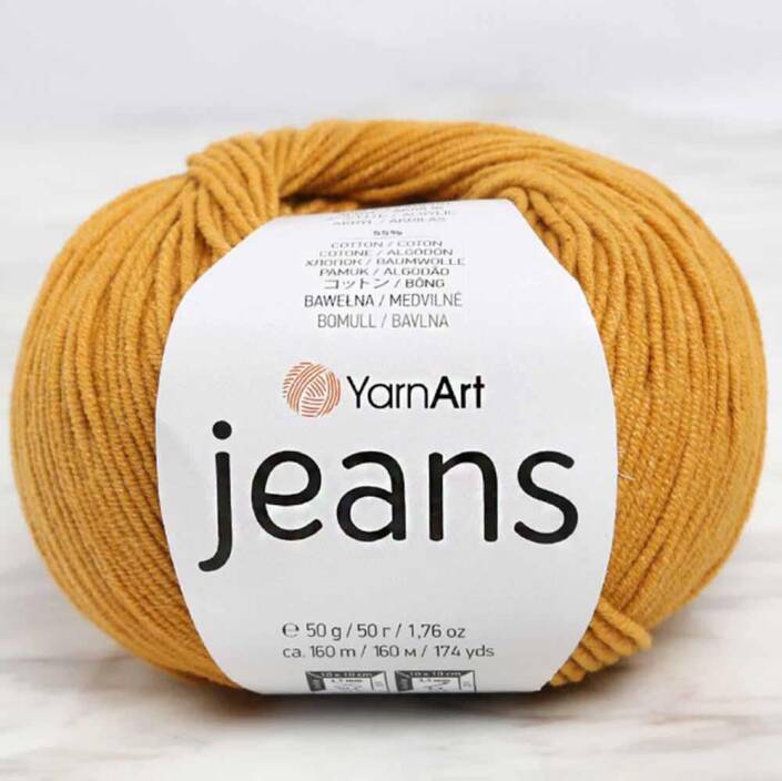 Yarnart Jeans Örgü İpi 84 Hardal - 1