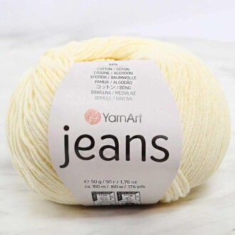 Yarnart Jeans Örgü İpi 86 Bebek Sarısı - 1