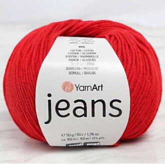 Yarnart Jeans Örgü İpi 90 Kırmızı - 1